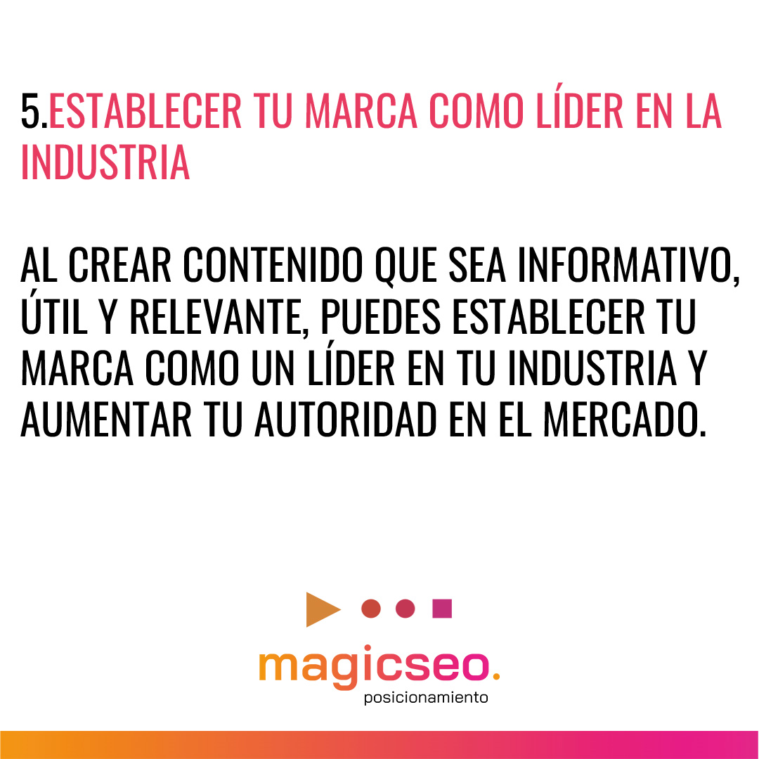 Estos son algunos objetivos importantes que debes tener presentes al desarrollar una estrategia de contenido efectiva.

¡Desliza!

#estrategia #contenido #clientes #industria #marca #líder #posicionamiento #tráfico #sitioweb #autoridad #públicoobjetivo
