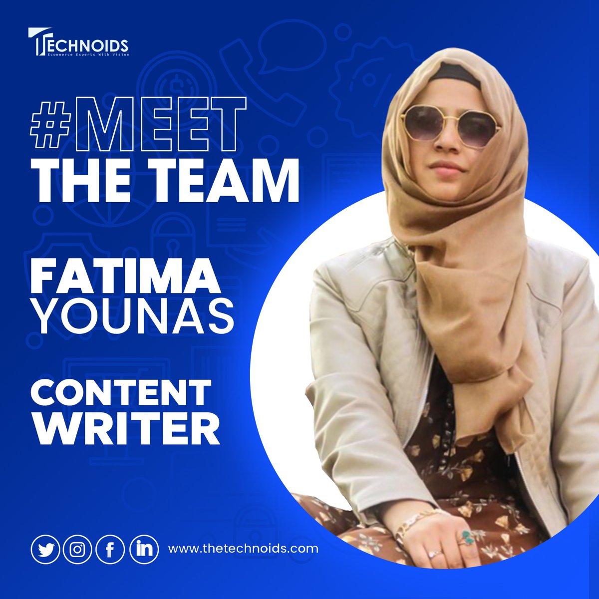 thetechnoids's tweet image. Fatima Younas is a creative content writer and words-wizard at Technoids &amp;amp; believes in creativity. She brings ambitious ideas to life through captivating content.

Visit us here:
thetechnoids.com

#teamworkmakesdreamwork #teambuilding #teampower #teamspirit #teamgoals