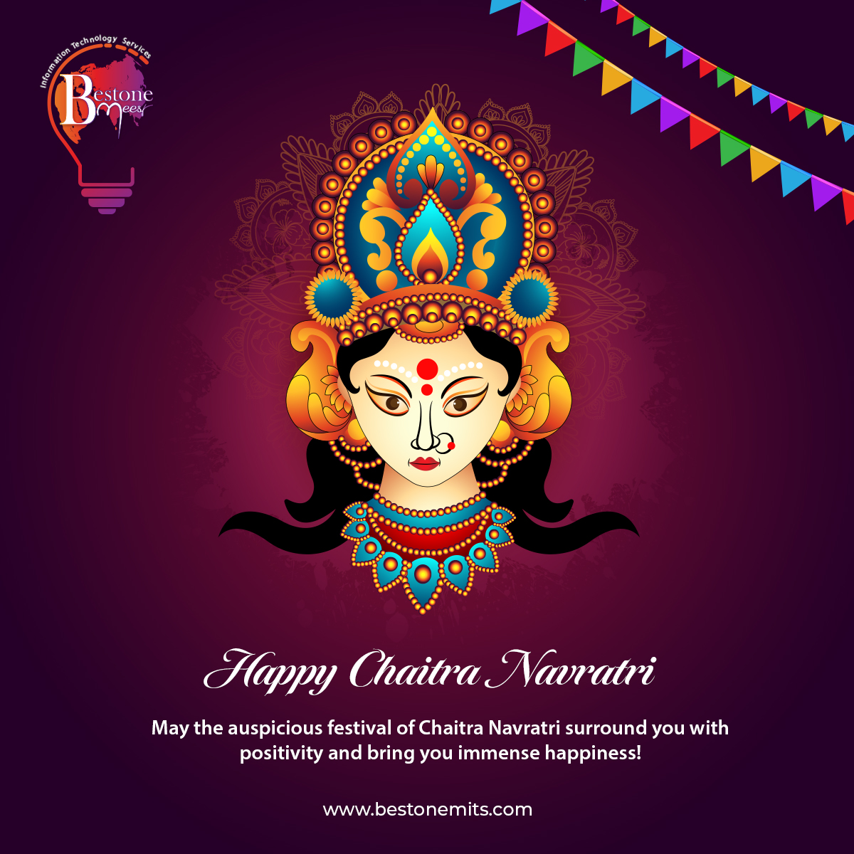 Bestone_Meest's tweet photo. BMITS team wishes you and your family a very Happy and Prosperous Chaitra Navratri!
.
.
.
Click the link in the bio to visit our website.
.
.
.
#BMITS #bestone  #Navratri #navratri #navratri2023 #indianfestival #happynavratri #durga #festival #newyear https://t.co/PYtKds8ST7