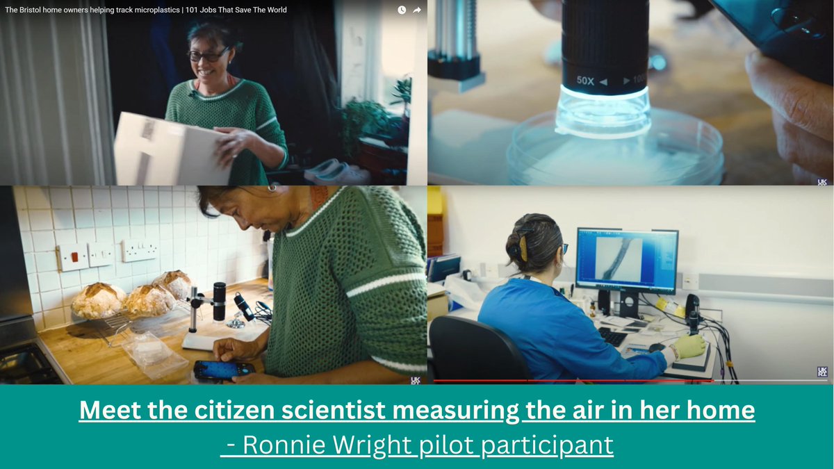 Homes Under the Microscope (@microscopehomes) on Twitter photo 101 Jobs that changed the world #citizenscience
By collecting #microplastics in their 🏡our participants are helping to understand where they come from and what they are made of.
Video by <a href="/UKRI_News/">UK Research and Innovation</a>
🎞️📽️ ukri.org/news-and-event…
Helping to change the world 🙏 101 Jobs that changed the world #citizenscience
By collecting #microplastics in their 🏡our participants are helping to understand where they come from and what they are made of.
Video by <a href="/UKRI_News/">UK Research and Innovation</a>
🎞️📽️ ukri.org/news-and-event…
Helping to change the world 🙏