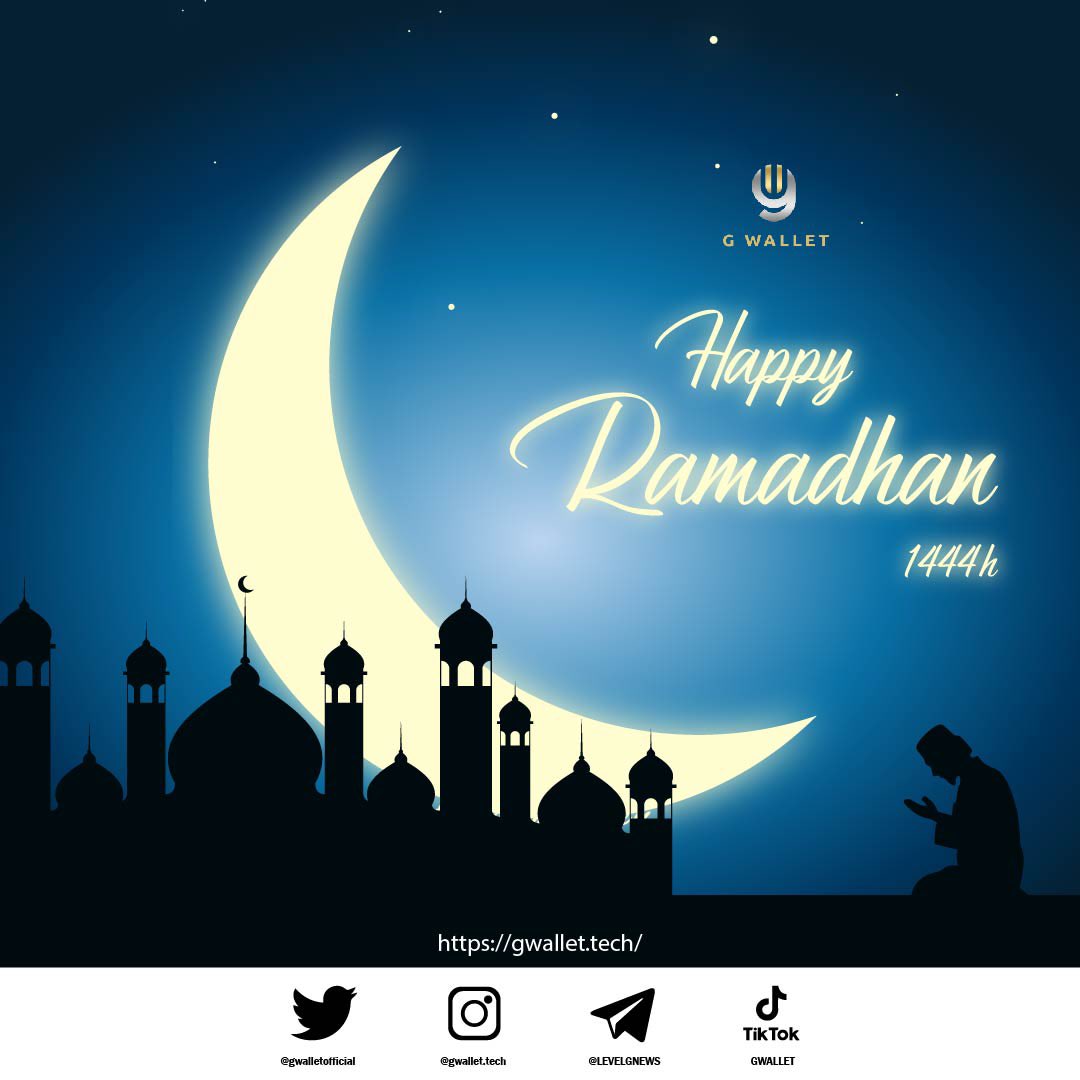gwalletofficial's tweet photo. Happy Ramadhan to all Muslims. 
#gwallet #dex #stellarblockchain #privatewallet #Ramadan https://t.co/phIC7Fsnmu