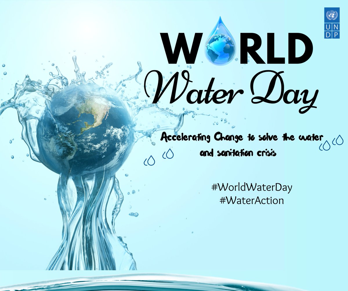 As we commemorate #WorldWaterDay, let's work towards safeguarding our water resources and ensure access to safe drinking water &amp; improved sanitation for all. 

Let's unite to tackle the global water crisis and reassess how we manage &amp; value water #ForPeopleForPlanet
#WaterAction