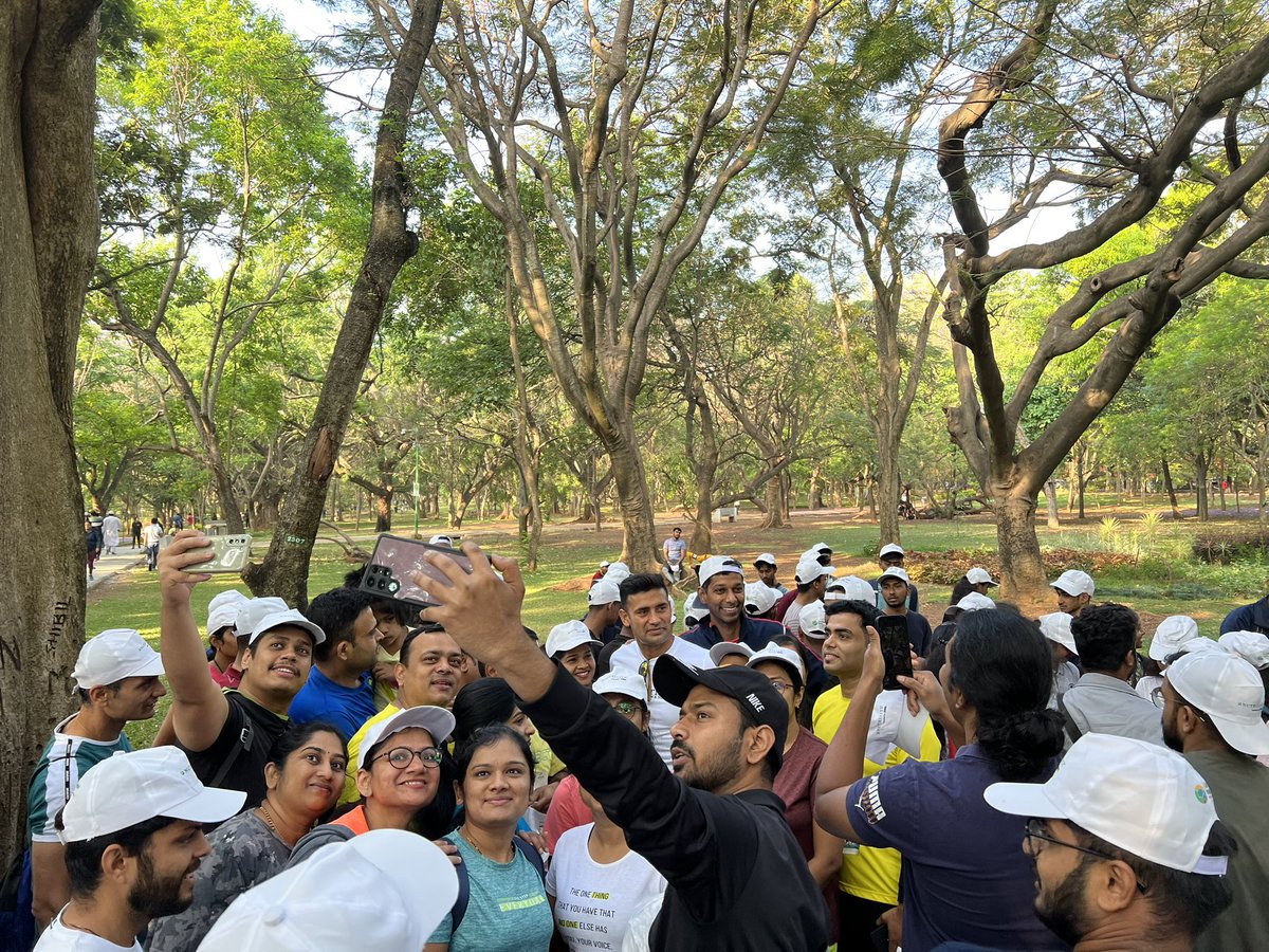 Sangram_Sanjeet's tweet photo. It was pleasure to flag off Millet walkathon 2023 at Press club Bangalore. Fssai &amp; Amway Nutrilite organised very well. Nice to meet all Bengaluru energetic people. Love all🙏❤️
#Sangramsingh
#milletwalkathon 
#milletyear2023 https://t.co/RS12cnPfhc