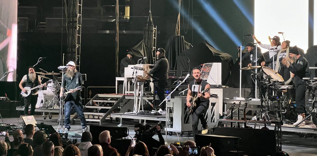 Saw <a href="/crowdermusic/">David Crowder</a> for this first time at <a href="/GainbridgeFH/">Gainbridge Fieldhouse</a> last Sunday night and it was an amazing set list. They left the stage with everyone wanting to hear more from them.  Thank you!!!