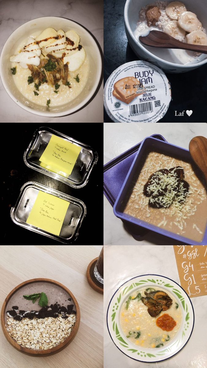 notulfadwiyanti's tweet photo. @FOOD_FESS W tadinya ga suka oats, tapi ternyata karena belum bisa ngolahnya. Setelah tau cara ngolahnya (paling suka dibuat savory jadi bubur atau manis overnight oats) tiap sarapan ganti pakai oats bantu banget juga biar ga ngantukkan kalau pagi. Kalau lagi rajin suka share resep di IG 😂 https://t.co/wHROGwPDVW