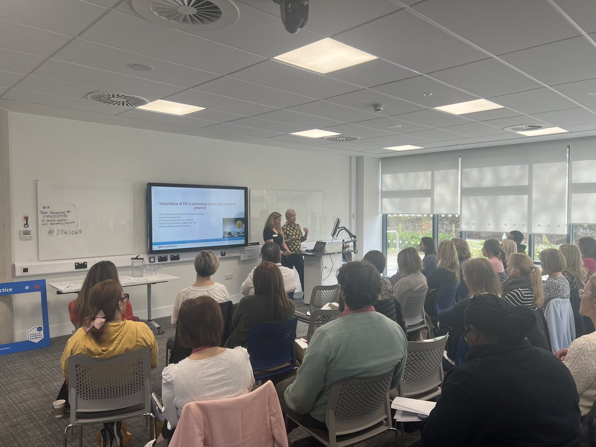 AnpJemma's tweet photo. Inspiring and informative presentation about Advanced Practice Development from @NHS_HealthEdEng @lbuckle01 #AdvancedPracticeSummit2023 #GHT #OneGloucestershire https://t.co/M2YUYy7RB5