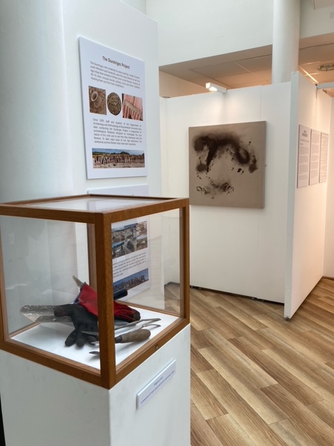 ArtAtBU's tweet photo. New Exhibition at Bournemouth University. 
Art @ Archaeology. Process and Revelation: A Visual Dialogue. 
A collaborative exhibition by Alison Summers and BU Archaeology Field School. 
20th March - 21st April 2023, Atrium Gallery, Talbot Campus. https://t.co/AvX7BfDljo