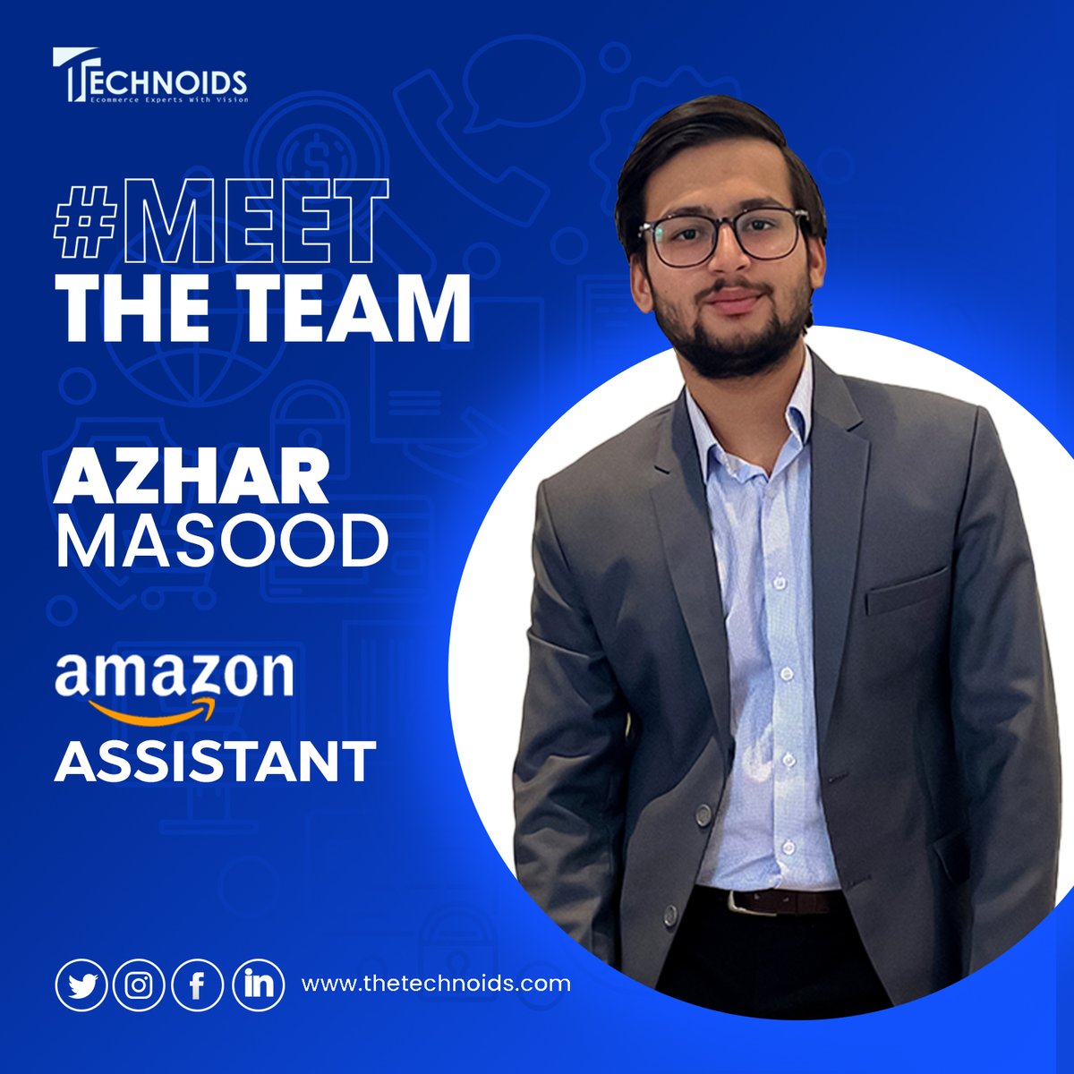 thetechnoids's tweet image. Meet Azhar Masood, our Amazon Assistant at The Technoids! 🙌🏼 Azhar is an integral part of our team, helping us navigate the ever-changing landscape of Amazon and e-commerce.

Visit us here:
thetechnoids.com

#teamworkmakesdreamwork #teambuilding #teampower #teamspirit