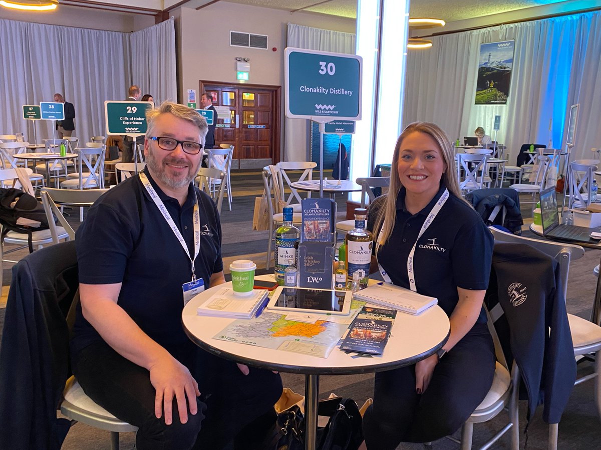 Brilliant three days <a href="/MeithealIreland/">Meitheal Ireland</a> with <a href="/Failte_Ireland/">Fáilte Ireland</a> A successful travel trade event meeting new and old friends. Looking forward to welcoming more visitors to #clonakiltydistillery
#Meitheal2023 #westcork #WildAtlanticWay