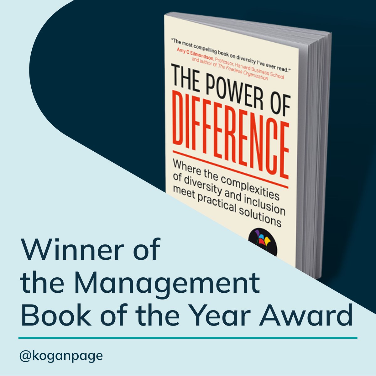 KoganPage's tweet photo. We're thrilled to announce that 'The Power of Difference' has won the @cmi_managers' Management Book of the Year award! 

Congratulations, @SimonFanshawe. 👏 #CMIAwards2022 https://t.co/5uF9NLJzx2