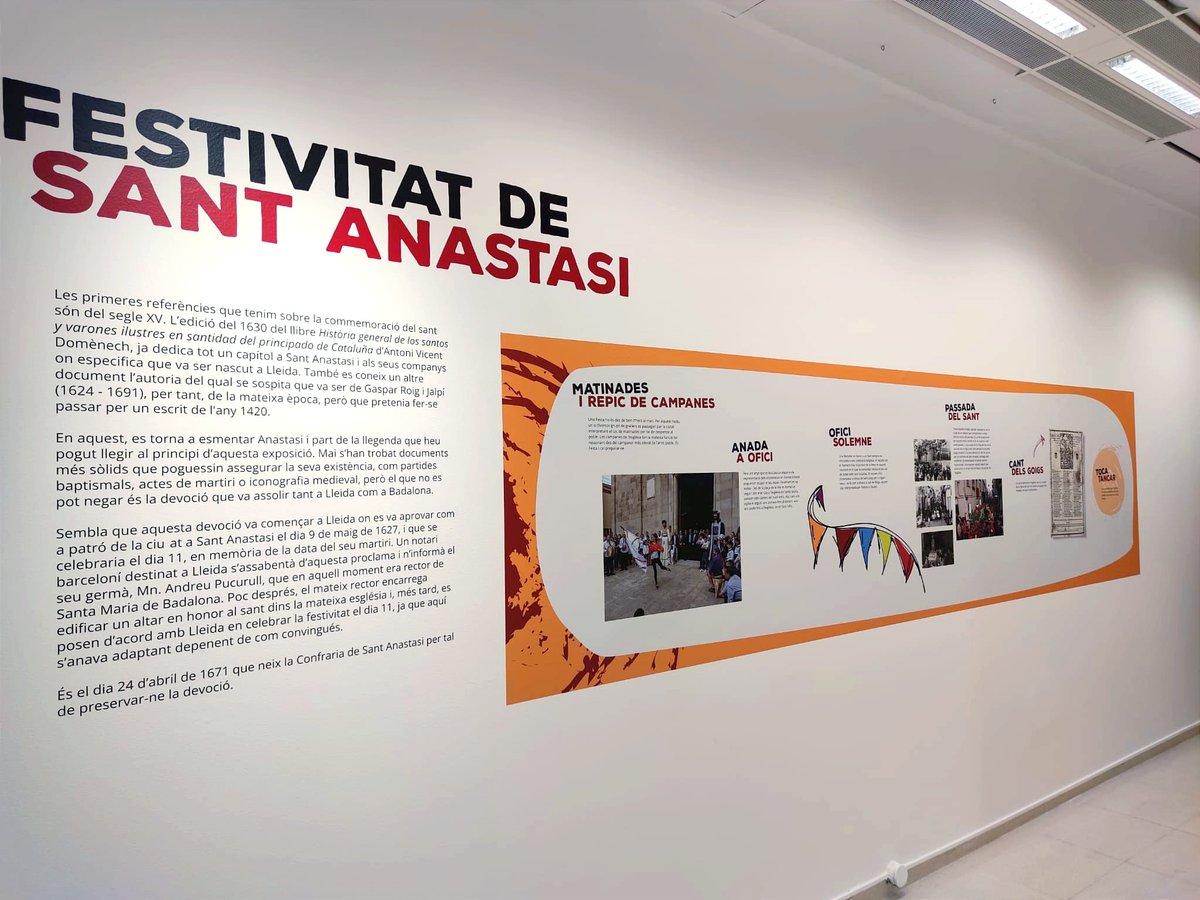 Ahir vam ser presents a l'acte d'inauguració de l'exposició #ForjadorsDeLaFesta 🎉

La trobareu a la Sala <a href="/UclesElCarme/">Sala Uclés El Carme</a>. Magnífica exposició per conèixer la tradició i entitats darrera les <a href="/festesdemaig/">Festes de Maig de Badalona</a> de #Badalona

⌚Dl a dv 16.30 a 20h
⌚ Ds d'11 a 13.30h

#EsbartSantJordiBDN
