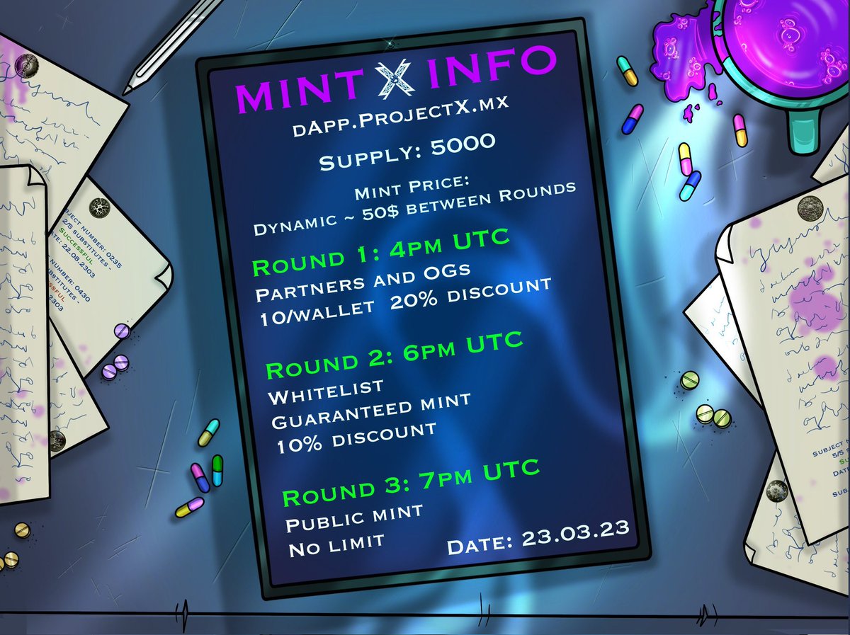 Tomorrow is @ProjectX_off mint Day ! 
#Xday #followtheX