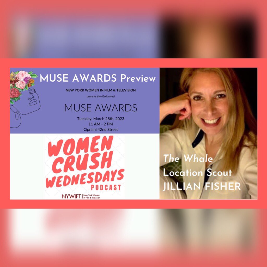TammyReeseMedia's tweet photo. New @NYWIFT #WomenCrushWednesdays podcast previews the upcoming Muse Awards with @KatieGChambers for #WomensHistoryMonth &amp; we chat w/ @jillifish7 location scout for @TheWhaleMov #nywift Listen here: https://t.co/Hb20T36Nkr https://t.co/p0Zy4nuoDX