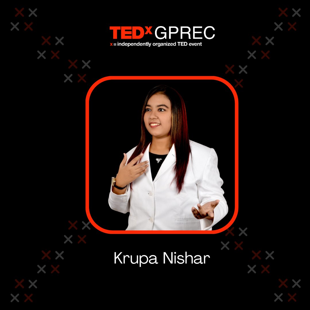 TEDxGPREC's tweet photo. “Mirror, Mirror on the wall, who is the deceptive of all?”
We are absolutely thrilled to introduce our next speaker 👏Ms. Krupa Nishar.
She is a Forensic Psychologist, a researcher and an academician. https://t.co/BSXYqJyRfs