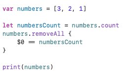 romanmazeev's tweet photo. @sebsto @v_pradeilles We can also do it another way, without using a capture list, by simply storing the array count in a constant https://t.co/Yqw8B3MEgd