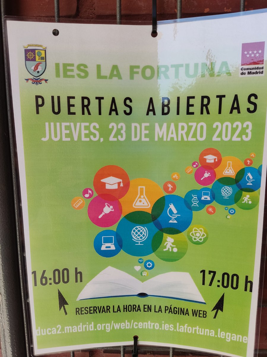 Mañana jueves 23 de marzo JORNADA DE PUERTAS ABIERTAS