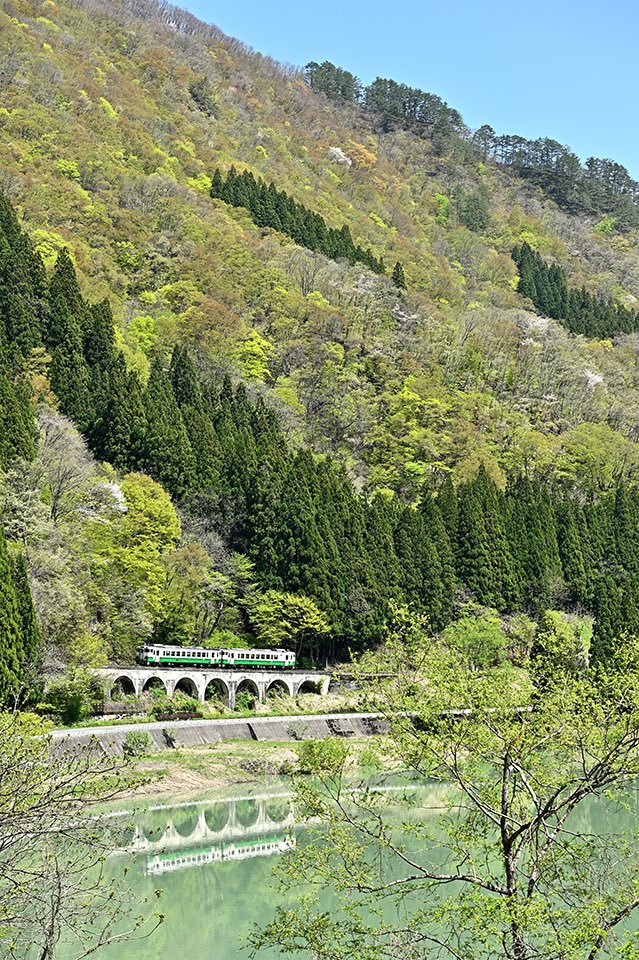 タイトル「山笑う」
カメラ「NikonD5」

 #サンディスク鉄道フォトコン