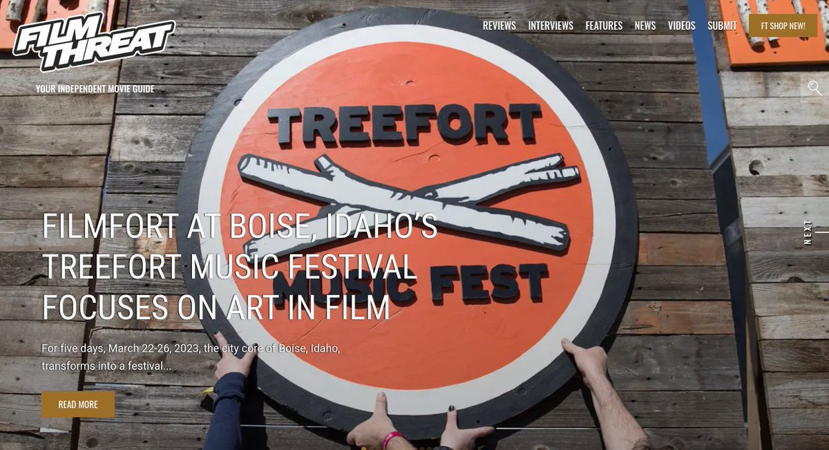 "...a festival landscape celebrating independent music, art, and culture." Sabina Dana Plasse celebrates Filmfort at Boise, Idaho's Treefort Music Festival focuses on art in film.
filmthreat.com/features/filmf… #TreefortMusicFest #Filmfort