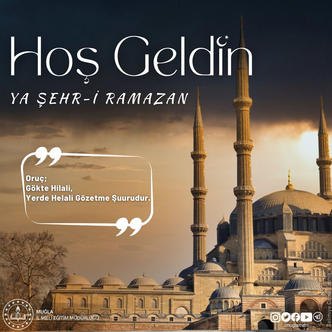 Hilali görene iklim başkalaşır. Mevsim artık Rahmeti Rahmânın Mevsimi…

Hoşgeldin #Ramazan