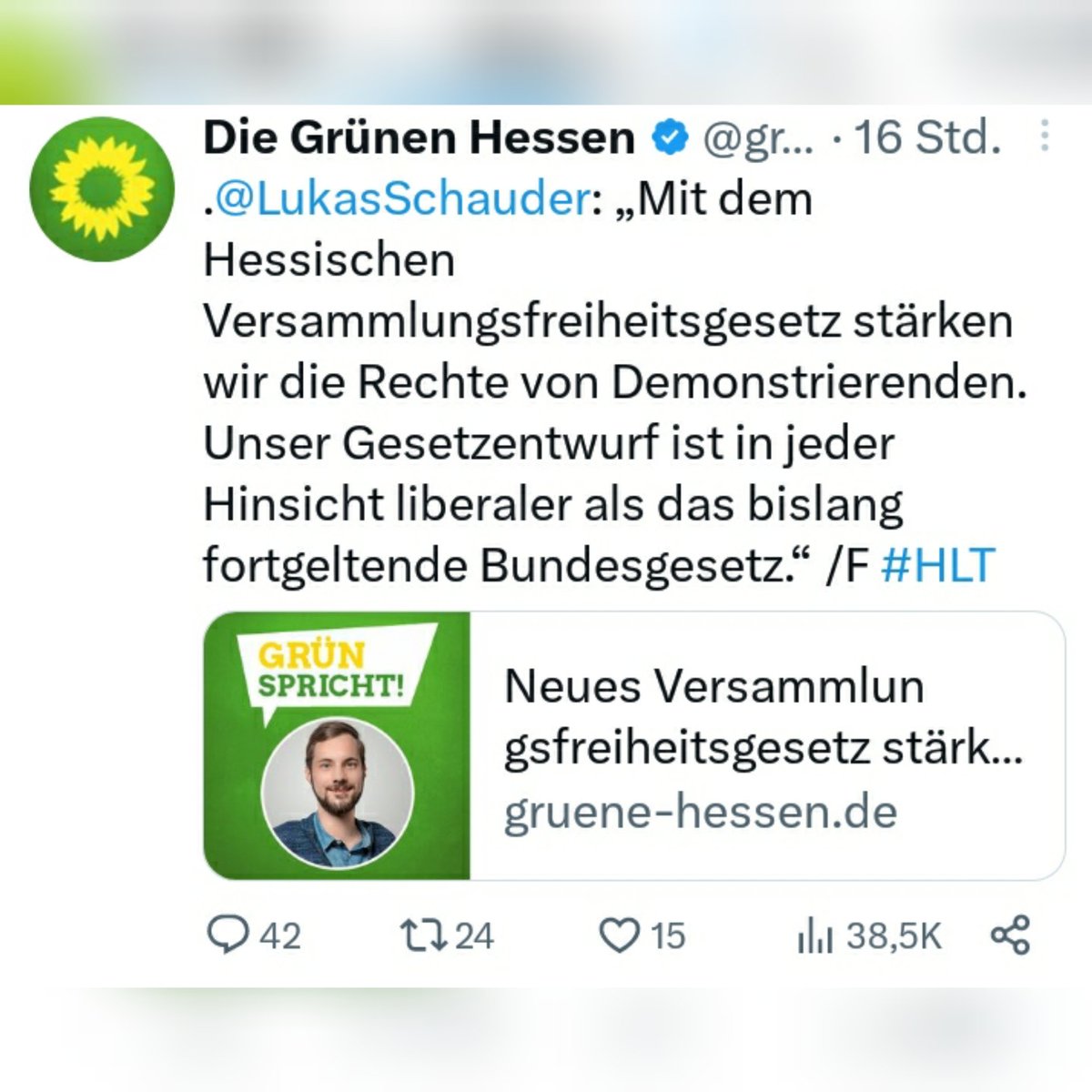 Ihr heuchlerischen, ekelhaften Hunde. Nach all der Scheiße, für die ihr verantwortlicht seid: #Danni , #Luetzerath , NSU Akten Verschluss, Deckung rechter Umtriebe in der hessischen Polizei etc. wollt ihr uns noch kackdreist anlügen?!?

Fickt euch. 

#NoHVersFG