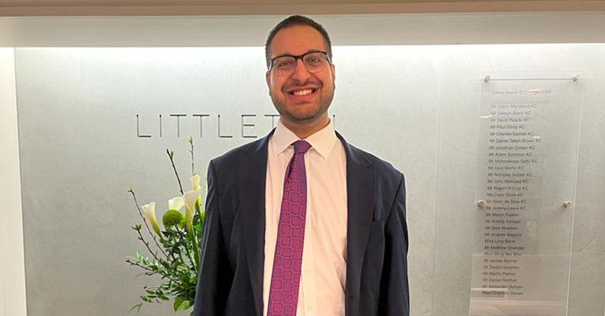 Littleton is delighted to welcome Asfandyar Qureshi as our newest tenant in Chambers upon successful completion of his Third Six pupillage. We wish him every success for a long and happy career with us.   

#LittletonChambers #Pupillage