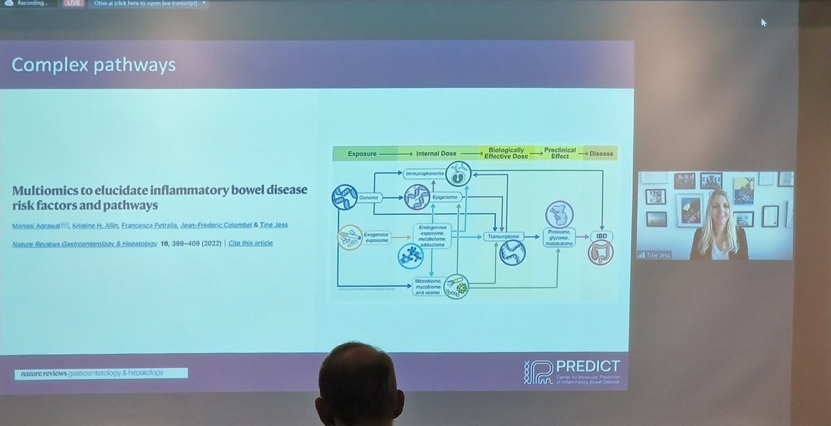 Fabulous talk by <a href="/DrTineJess/">Tine Jess</a> about the massive scale of work underway <a href="/PREDICTIBD/">PREDICT IBD</a> <a href="/RosetreesT/">Rosetrees Trust</a> <a href="/ibdseb/">Seb</a> Only if we had a similar national databases in the UK! #BSGRosetreesIBDworkshop