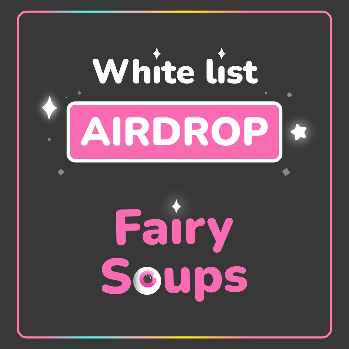 Surprise!

If you had a WL seat for our Official Fairy Soups Presale check your wallet. You will find a gift for you 😉

#NFT #NFTGiveaway #NFTCommunity
