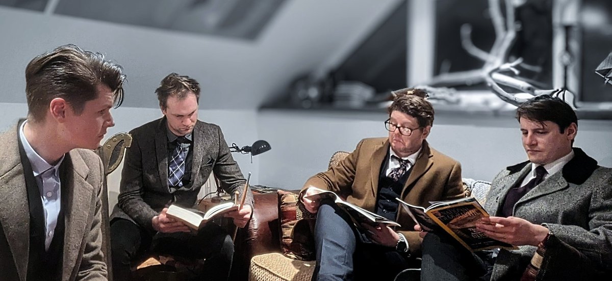 lemonfire61's tweet image. ⭐MUSIC REVIEW⭐ 
Take a slice of skiffle a dash of music hall ragtime with a smidgen of early Elvis you get the new song from @LewisHitmen Danny Boy the Chester four piece rip it up wonderfully with this rockabilly stomper! 
Top notch musicianship throughout want to catch live