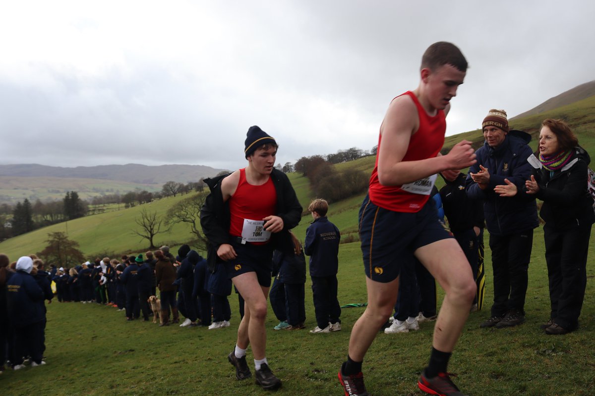 Sedbergh_Prep's tweet photo. Another fantastic #WilsonRun Great to take along the noisy U13 &amp; U11 running teams to support on Green Hill. They had special cheers for ex-Prep School pupils taking part, including the 2 winners &amp; all left feeling truly inspired. Congrats to all involved #courage #Ambition https://t.co/n7FJAb0CWT