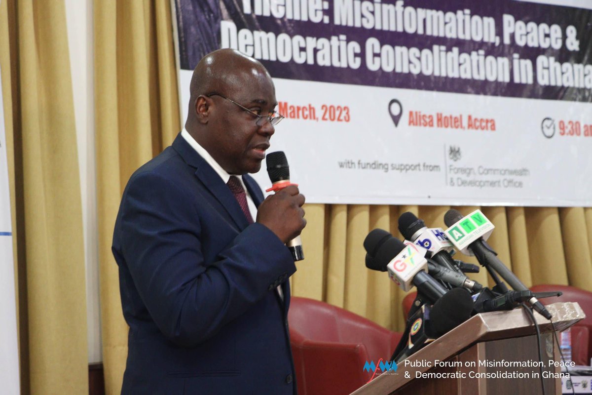 factcheck_ghana's tweet image. Gov't through the relevant agencies are taking steps to institute measures to curtail the growing threat of this phenomenon - Timothy Coleman-Deputy, National Security Coordinator.
@UKinGhana @FCDOGovUK
 
#CounterMisinformation
#CounterDisinformation
#MFWA
#FactCheckGhana