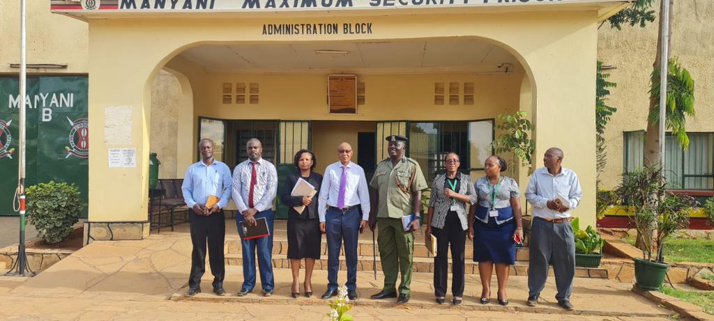 ODPPKE_cafe's tweet photo. ODPP Voi Office &amp; the Judiciary visited the Manyani Maximum Prison to listen to the grievances of prisoners. ODPP's Franklin Sirima accompanied the new Resident Judge to be based in Voi, Justice George Dulu. #HakiNaUsawa https://t.co/7JCtCvKmDk