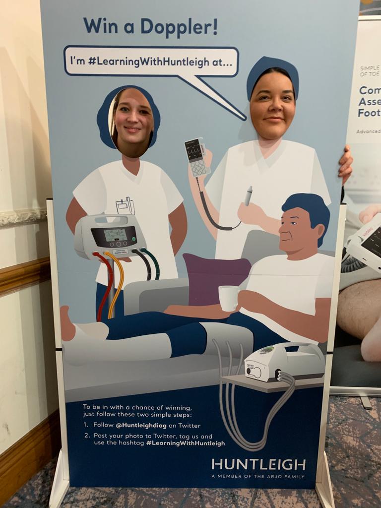 Huntleighdiag's tweet photo. Happy to see the Bristol Community Nursing Team on the stand and #LearningWithHuntleigh at #JCNBristol.
You're now in the draw for the Doppler!
@jcnreport @BNSSG_ICB https://t.co/x01ZI7tuo1