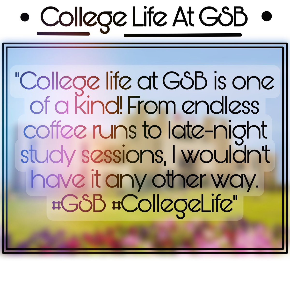 Adnan_Nalwala's tweet photo. #CollegeLife #lifeatgsb #GSB https://t.co/dGRTodN03r