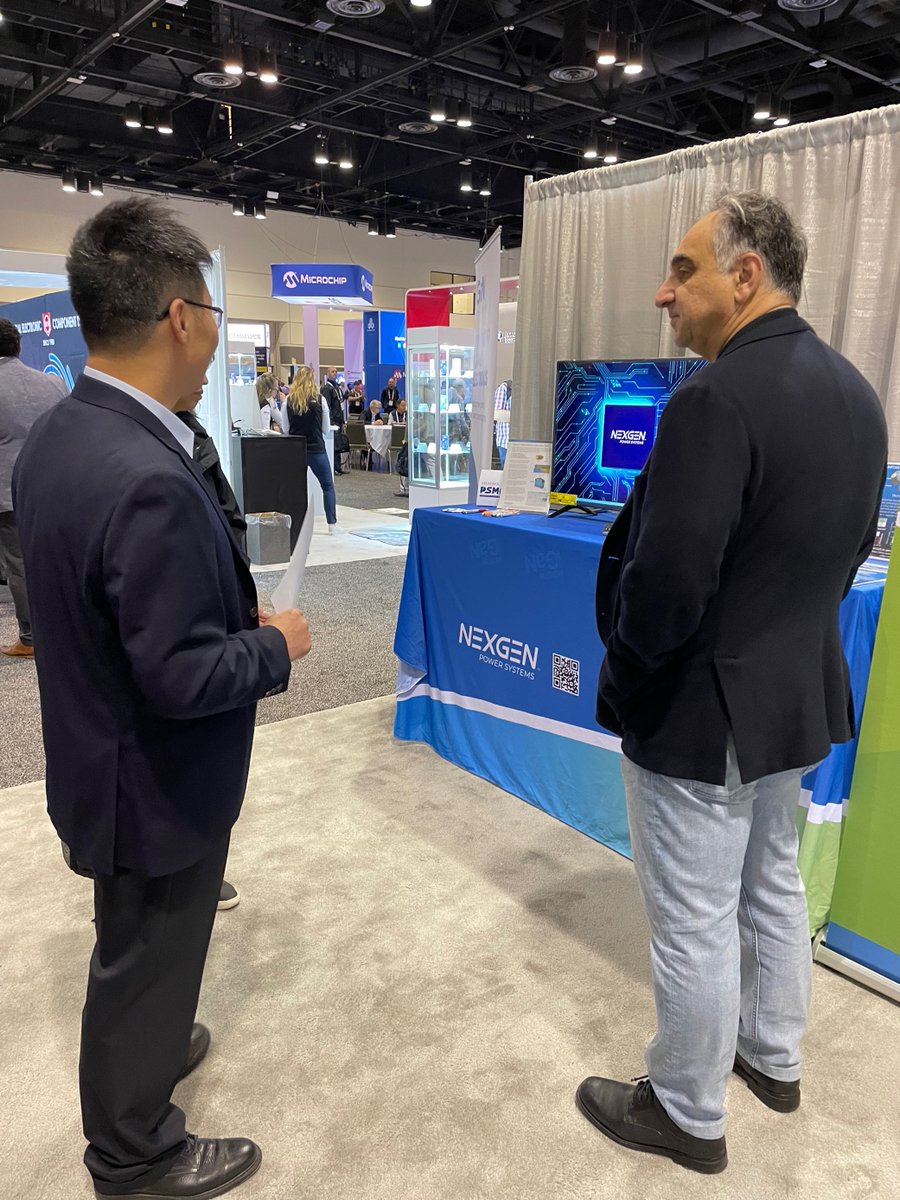 NexgenPower's tweet photo. Thank you for making it @APEC_Conf ! 
Take a look at some of the electrifying moments from an APEC 2023!  

#VerticalGaN #PowerSolutions #Innovation #FutureTech #APEC2023 https://t.co/U7l543kVTj