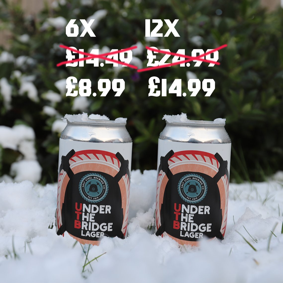 SaltSteelBeer's tweet photo. ⚒️ BEER HERE! ⚒️

Thirsty? Head over to https://t.co/UPiiakbQAh and pick up some #UTBLager now! 

#UTB #craftnotcrap #craftbeer #craft #craftbrewery #teesside #middlesbrough #beer #lager #northern #saltsteel #saltsteelbrewery https://t.co/yarXmgxZfL
