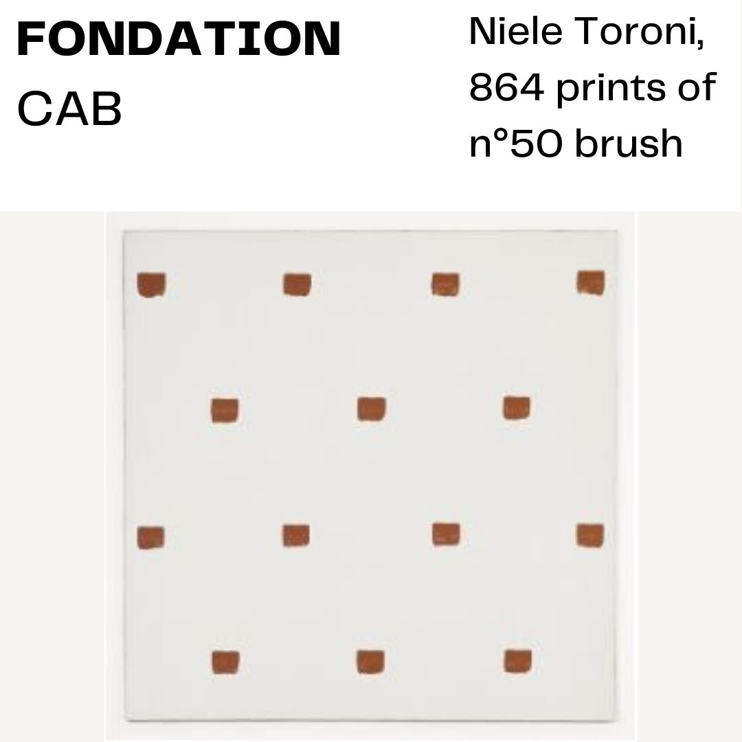 EXHIBITION
📌 Fondation CAB (St Paul de Vence, France)
📌 Niele Toroni, 864 prints of n°50 brush
📆 22 March - 29 October 2023

@fondationcab 
#fondationcab #nieletoroni #fondationcabsaintpauldevence #saintpauldevence #minimalart #conceptualart  #waf #worldartfoundations