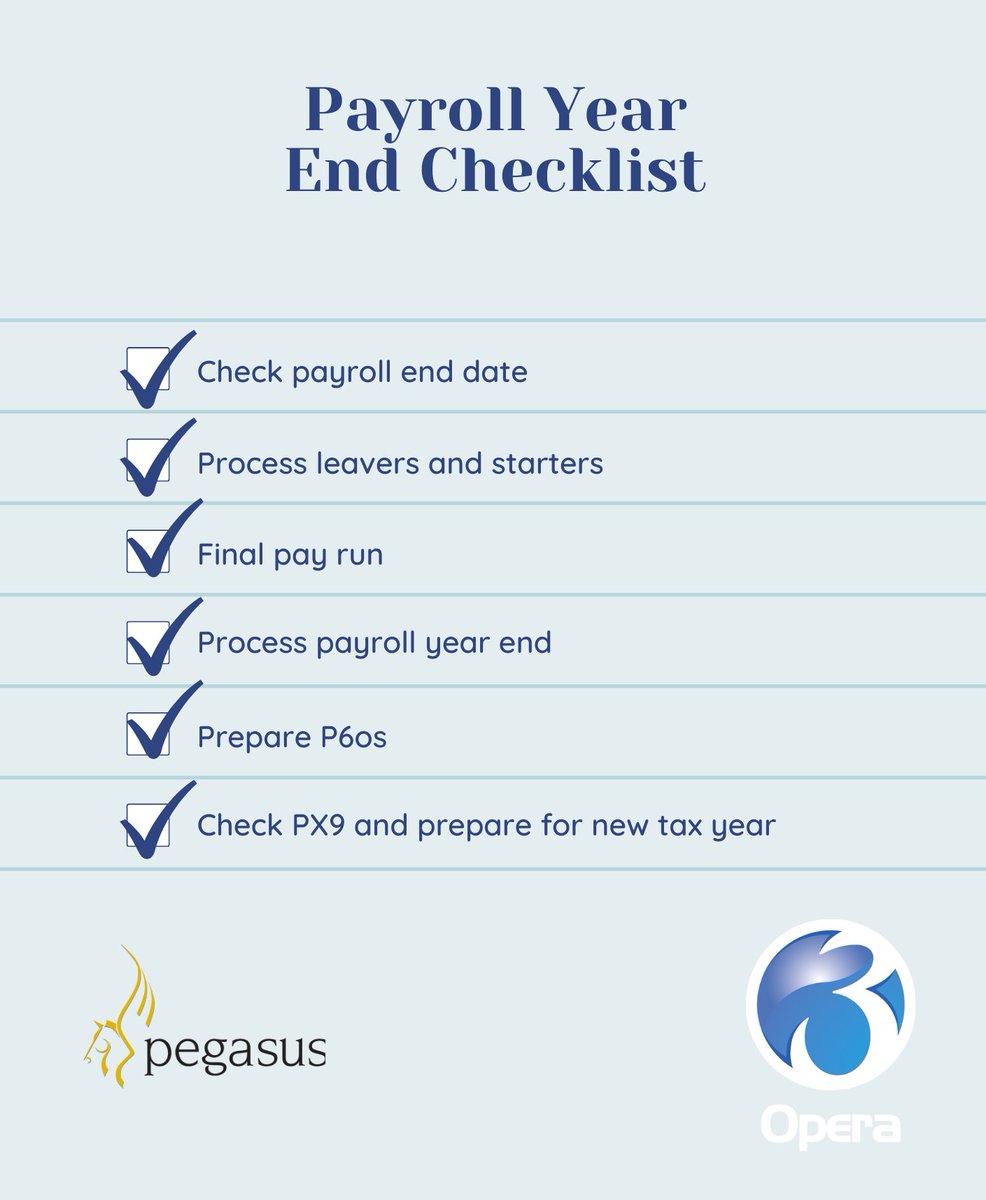 Your simple checklist for processing your payroll year end 🗒 ✔ #payrollyearend #taxyearend #payroll #yearend