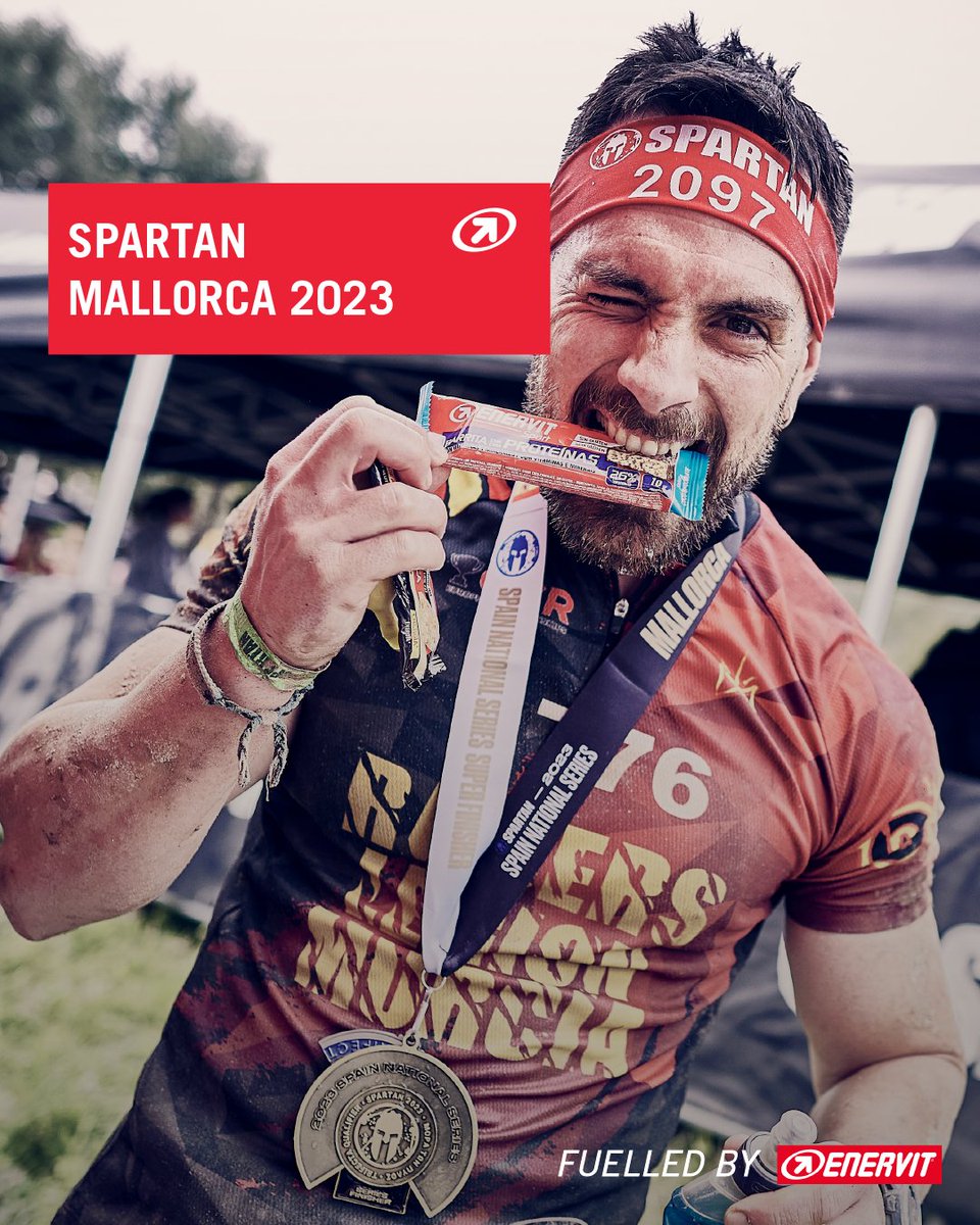 EnervitSpain's tweet photo. Ha comenzado la temporada de las @SpartanRaceEsp Este fin de semana hemos vuelto al barro con la #SpartanMallorca2023🏃Sabemos que lo habéis dado todo y, por eso, nuestros productos han vuelto a estar a vuestro lado para que no os faltara de nada⚡️.
¡Nos vemos en la siguiente!🔥 https://t.co/Cpf6x5anBe
