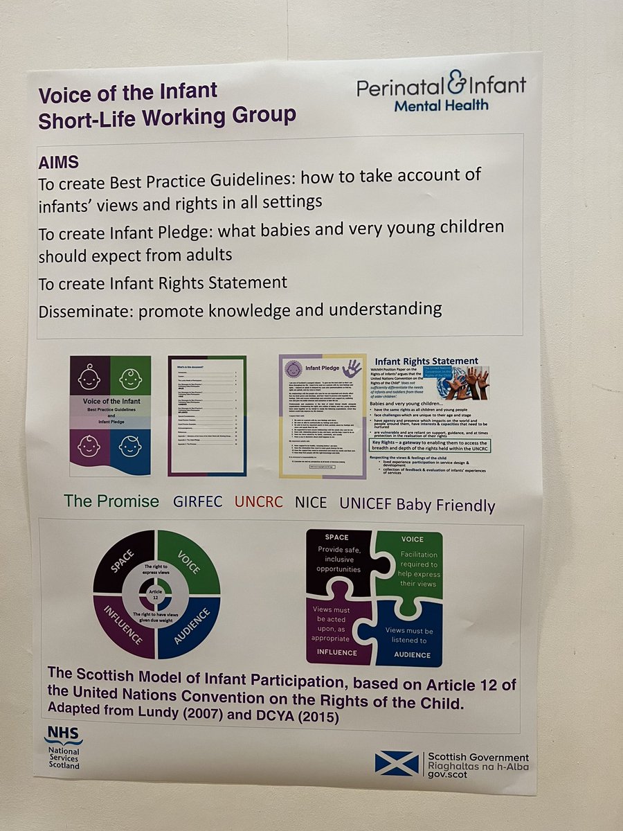 kate_wall98's tweet photo. Scotland is one of the first countries in the world to generate an Infant pledge, to commit to voice from birth and give guidance to engage in a rights based approach for our youngest children #pnimhpb https://t.co/Y6dy3huov1