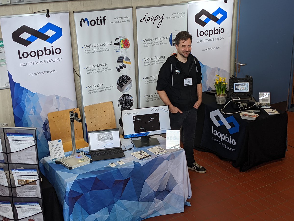 loopbio quantitative biology (@loopbiogmbh) on Twitter photo Happy to be back in person at <a href="/NeuroforumNWG/">German Neuroscience Society - NWG</a>
#GoeMe23 - Come and see our stand near the entrance to learn about out diverse video analysis products for quantitative behavior. Happy to be back in person at <a href="/NeuroforumNWG/">German Neuroscience Society - NWG</a>
#GoeMe23 - Come and see our stand near the entrance to learn about out diverse video analysis products for quantitative behavior.