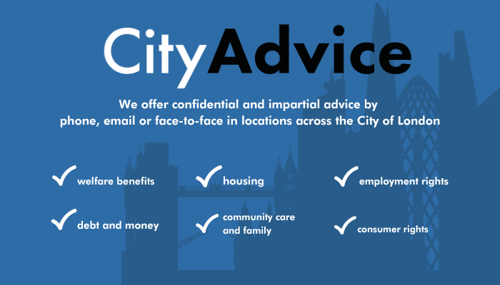 CityAdvice's tweet photo. This week is #debtawarenessweek!

We know people don't like to talk about debt and money, but this can cause stress and impact on your mental health.

If you live, work or study in the City of London, we can help you with your debt problems.

https://t.co/JgrNSdicTy https://t.co/jAJ04KpjLe