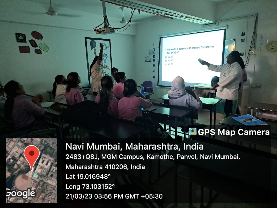mgmudpo's tweet photo. Glimpses of Down syndrome Awareness Programme  organized at @mgmudpo for students on 21st March 2023 on the occasion of Down syndrome Day-2023. 

#prosthetics #orthotics #rehabilitation #Congratulation #research #Mumbai #MumbaiCity #CollegeStudent #DownSyndromeAwareness https://t.co/NnzSfn4pmo