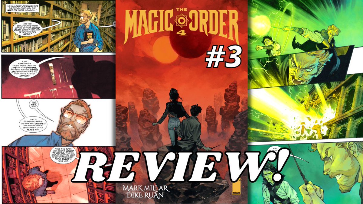 WakizashiGray's tweet photo. New Comic Book Review: The MAGIC ORDER Vol.4 issue #3 | If you could trade places with a fictional character, would you do it? Another Brilliant issue by @mrmarkmillar and @dike_ruan #magicorder #imagecomics #newcomicbookday 
LINK➡️https://t.co/skD9qVaNAo https://t.co/EIas5xue6e