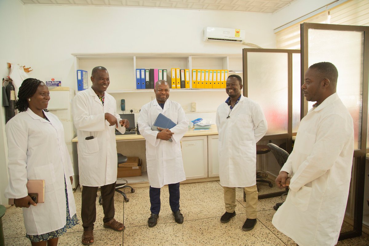 Kintampo Health Research Centre (KHRC) (@khrcghana) on Twitter photo The Centre hosted Prof. Adadow Yidana, Dean of the School of Public Health, <a href="/uds_official/">UDS OFFICIAL</a> and Dr. Livesy Abokyi, lecturer <a href="/uds_official/">UDS OFFICIAL</a>. The purpose of the visit was to discuss opportunities for collaboration between the two institutions.
Read more➡️ kintampo-hrc.org/pages/uds-dean… The Centre hosted Prof. Adadow Yidana, Dean of the School of Public Health, <a href="/uds_official/">UDS OFFICIAL</a> and Dr. Livesy Abokyi, lecturer <a href="/uds_official/">UDS OFFICIAL</a>. The purpose of the visit was to discuss opportunities for collaboration between the two institutions.
Read more➡️ kintampo-hrc.org/pages/uds-dean…