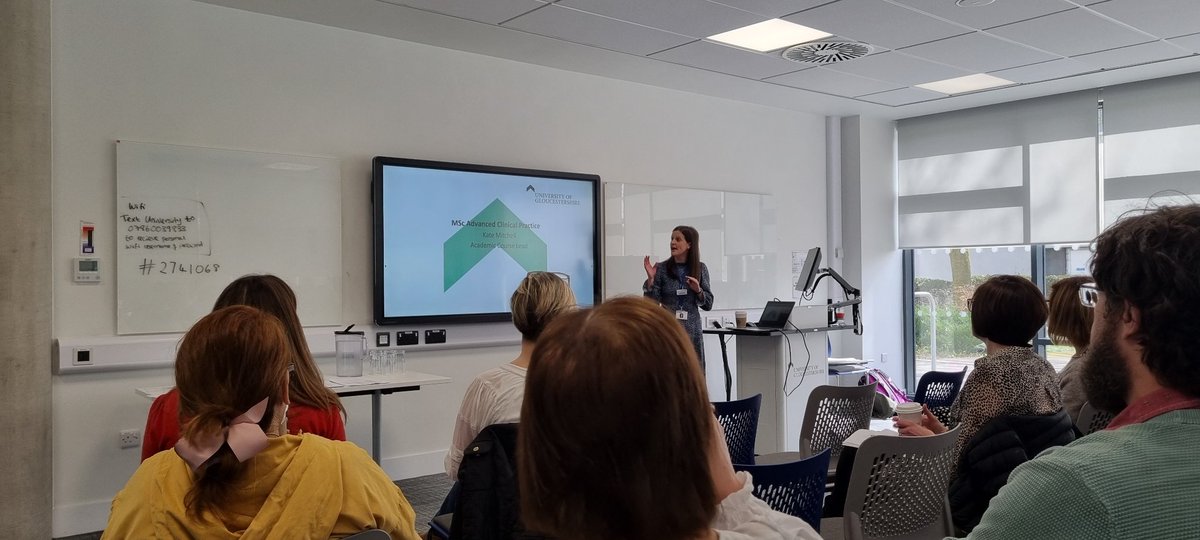 lbuckle01's tweet photo. @uniofglos Course Lead @KateMitchWHphys talking about the #AdvancedPractice programme at @One_Glos #AdvancedPracticeSummit2023
@NHSHEE_SWest @durrell_susie @AnpJemma @sarahyorkIBD https://t.co/0RgGZFiMyi
