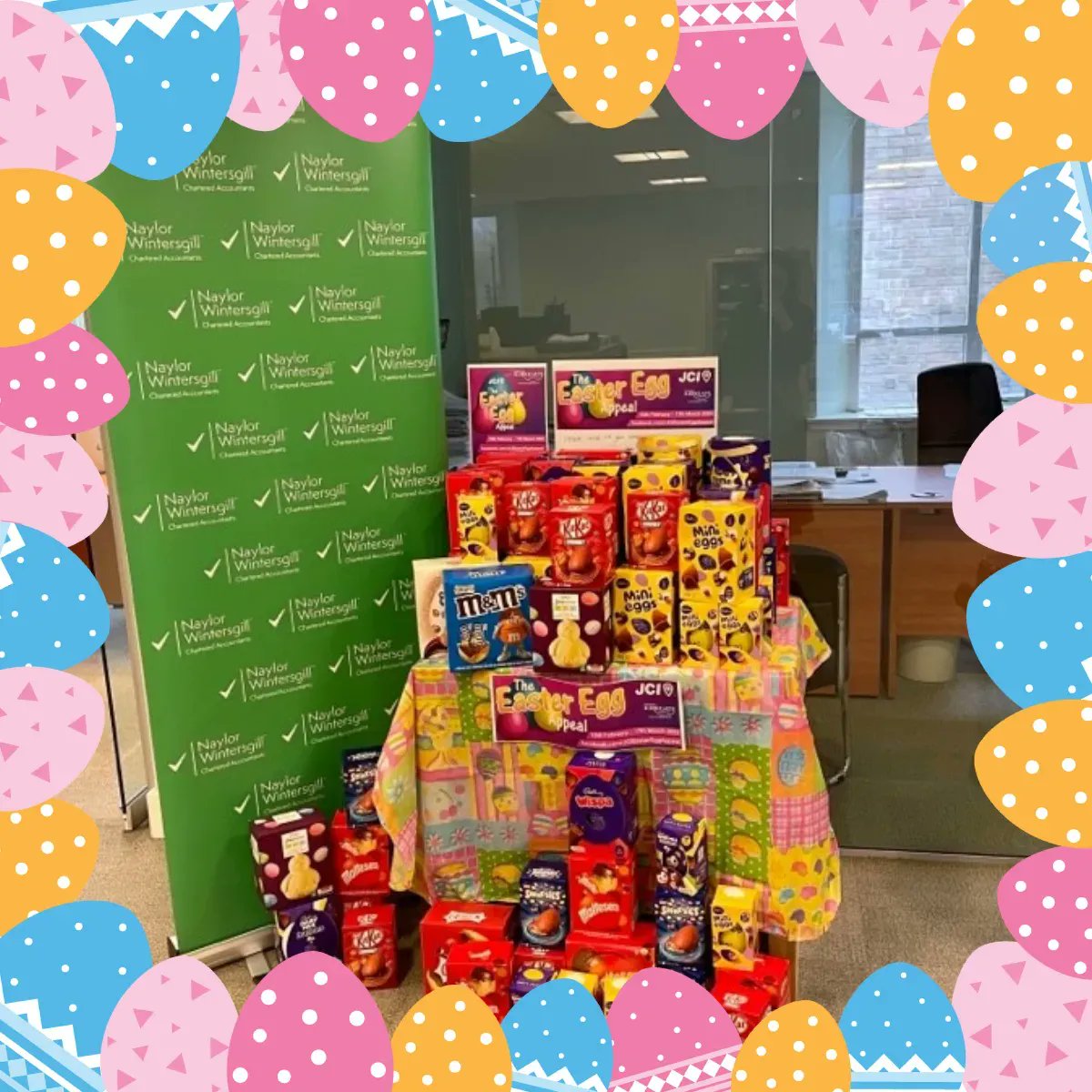 Azets UK (Previously Naylor Wintersgill) (@naylorwintersg) on Twitter photo Our team have egg-ceeded (sorry couldn't resist!) our target by donating 75 #EasterEggs to the <a href="/JCIBradford/">JCI Bradford</a> Easter Egg Appeal <a href="/eastereggapp/">Easter Egg Appeal</a>!
They're only chocolate eggs but we know how much this small gesture means to many families and young people in our District π #givingback Our team have egg-ceeded (sorry couldn't resist!) our target by donating 75 #EasterEggs to the <a href="/JCIBradford/">JCI Bradford</a> Easter Egg Appeal <a href="/eastereggapp/">Easter Egg Appeal</a>!
They're only chocolate eggs but we know how much this small gesture means to many families and young people in our District π #givingback