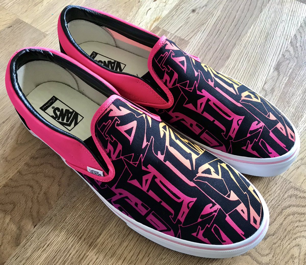 Thanks to the team <a href="/vans/">Vans</a> <a href="/houseofvansldn/">HouseOfVansLDN</a> @vans_uk_official the first sample pair of custom shoes look amazing! #sneakers #trainers #crepes   #skateboard #skateboarding #graffiti #graffitiart #graffitiartist #streetartist #urbanart #streetart #streetartuk #streetartglobe #bristol