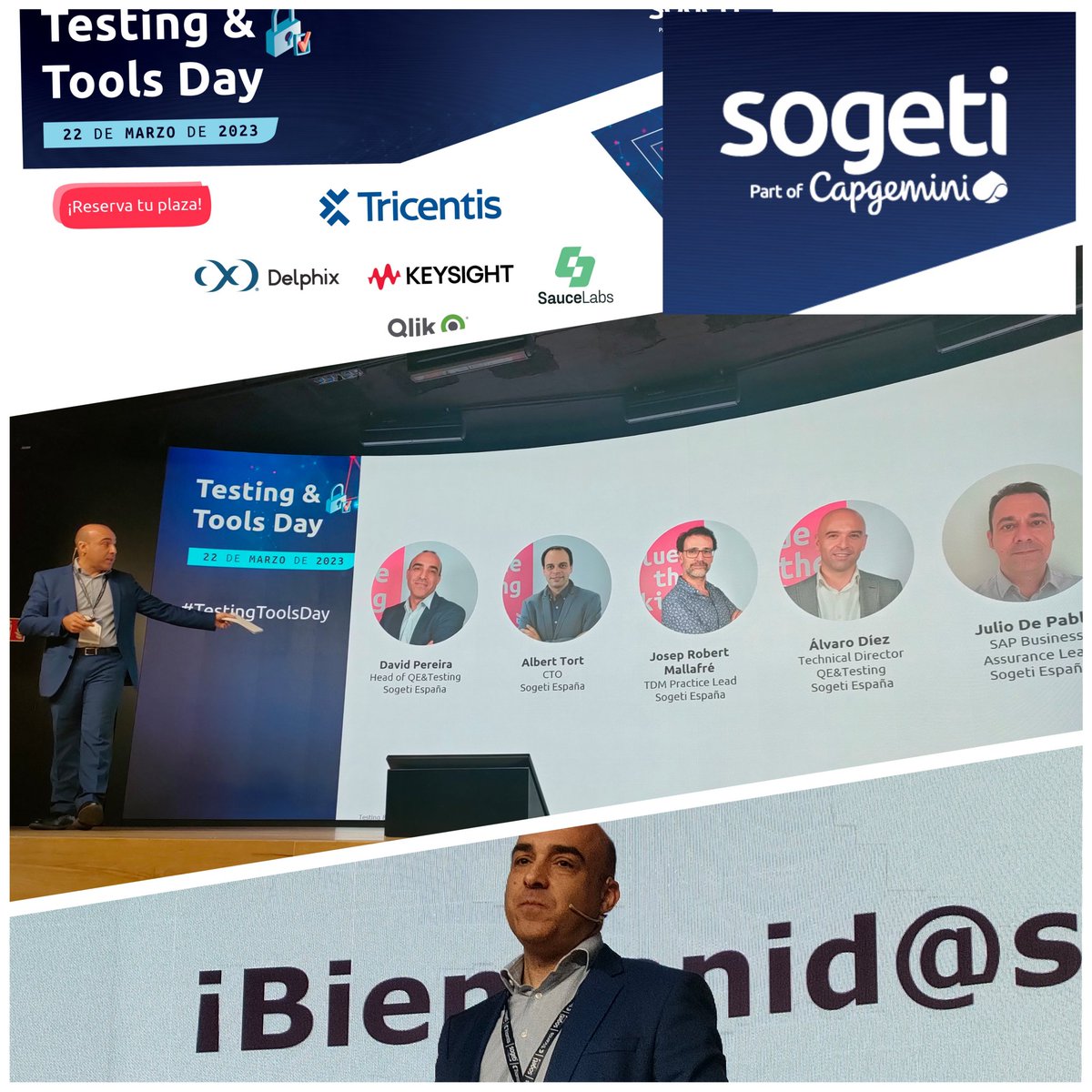 fjcanales's tweet photo. Las actividades de #QA y #Testing deben soportarse en las mejores tools, por eso en @SogetiSpain nos vemos en un ambiente distendido con partners y clientes en el #testingtoolsday. Objetivo, estar a la última en herramientas y tendencias del mercado. #WorldQualityReport https://t.co/mG7vjvqA0Y