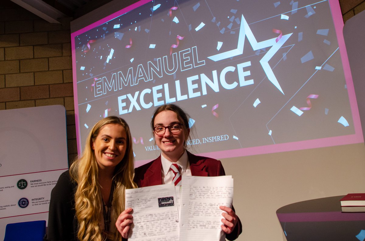 Emmanuelctc's tweet photo. Week 2 of Emmanuel Excellence, we were amazed at the quality of work produced by our students. Well done to all who showcased their work!
#emmanuelexcellence #valued #challenged #inspired #awards #greatwork https://t.co/Lx5JsZQ5mI