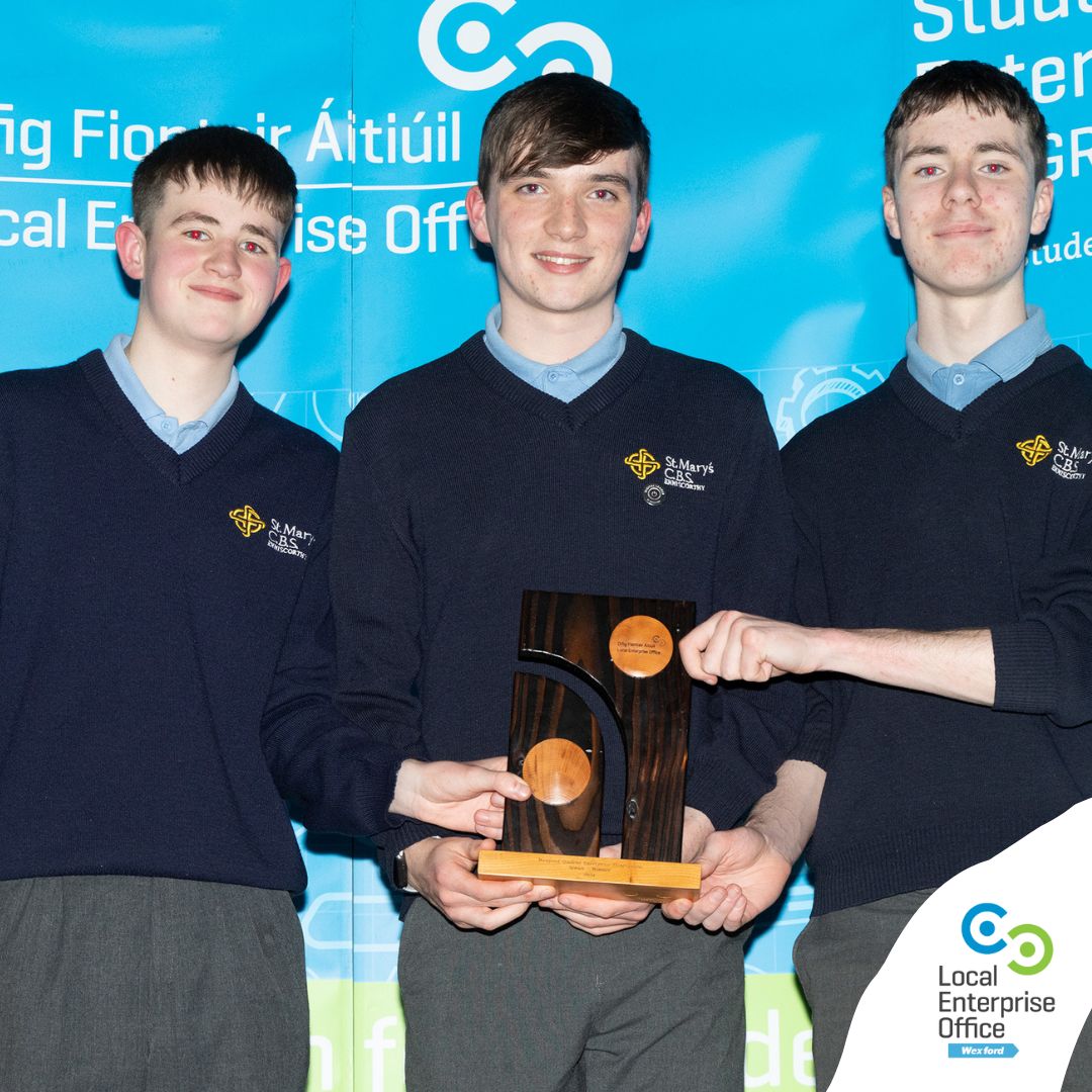 #TeamWexford is confirmed-Congratulations to the teenage entrepreneurs from <a href="/CBS_Enniscorthy/">St Mary's CBS Enniscorthy, An Edmund Rice School</a>, @Ramsgrange_CS and <a href="/WexCBS/">Coláiste Éamonn Rís</a>, who will represent the Model County at this year’s  National Finals on Friday 5th May. 

#StudentEnterprise